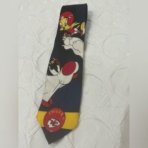 Kansas City Chiefs kids tie Looney Tunes Vintage